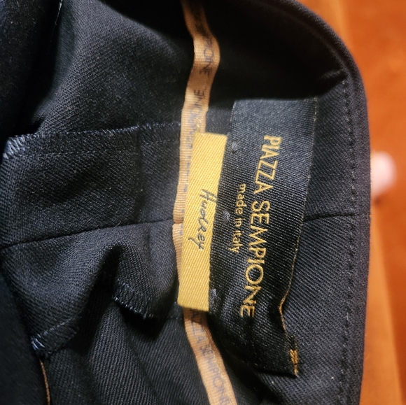 Audrey Capris by Piazza Sempione, 42, size 6, Navy Blue, Cropped Pants - Picture 3 of 7